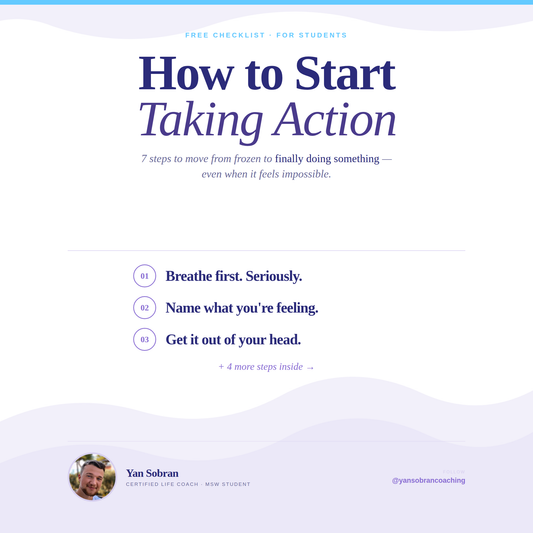 How to Start Taking Action